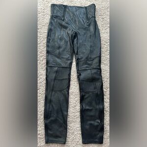 Brand new (without tags) Spanx faux leather leggings/tights/pants size L